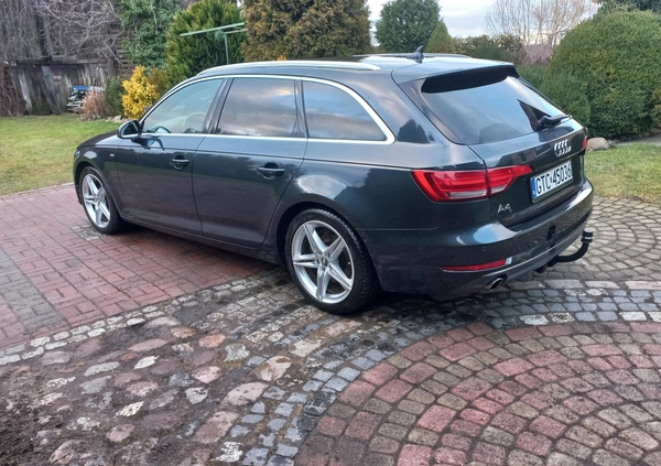 Audi A4 cena 66900 przebieg: 142000, rok produkcji 2016 z Tczew małe 232
